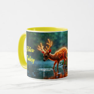 Mug Feux magiques de Noël jeune cerf