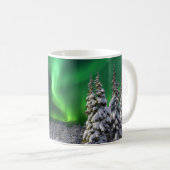 Mug Feux nordiques en hiver (Devant droit)