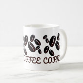 Mug Fèves de café (Devant droit)