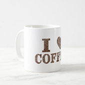 Mug Fèves de café (Devant gauche)