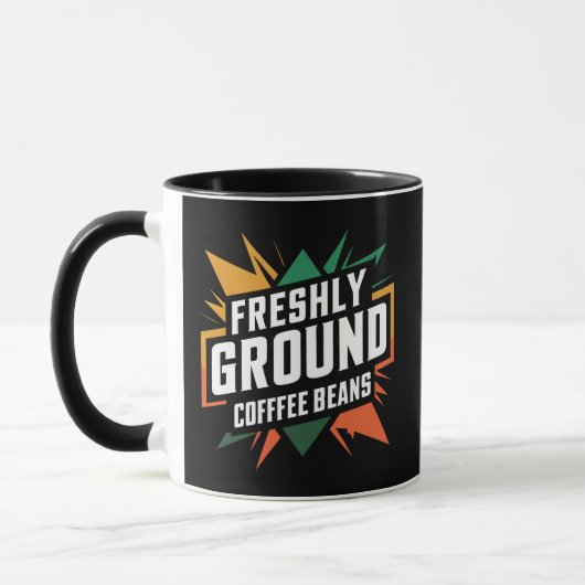 Mug Fèves de café fraîchement moulues (Gauche)