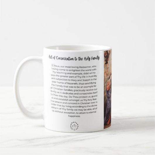 Mug Février—Acte de consécration à la Sainte Famille (Gauche)