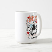Mug Février Anniversaire Mois, Tout Mois, Capricorne (Devant droit)