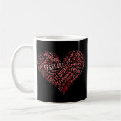Mug Février Coeur (Gauche)