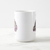 Mug Février Mois de naissance Fleur personnalisée Anni (Centre)