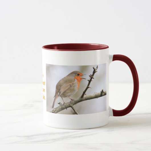 Mug Février Robin (Droite)