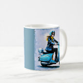 Mug "Fiamma" "Corsa Elegante" - Élégante balade (Devant droit)