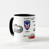 Mug Fiançailles de la 11ème Division Aéroportée (Devant gauche)