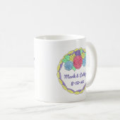 Mug Fiançailles de l'anniversaire du gâteau Mariage pe (Devant droit)