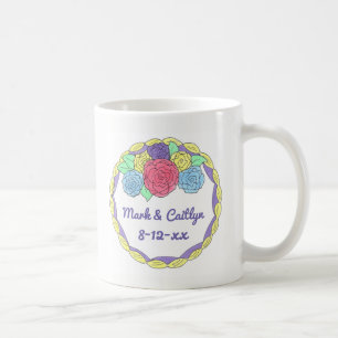 Mug Fiançailles de l'anniversaire du gâteau Mariage pe