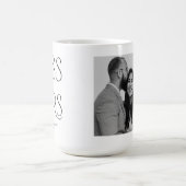 Mug Fiançailles de typographie moderne (Centre)