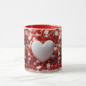 Mug Fiançailles Saint Valentin Lovecore Personnalisé (Centre)