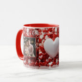 Mug Fiançailles Saint Valentin Lovecore Personnalisé (Devant gauche)