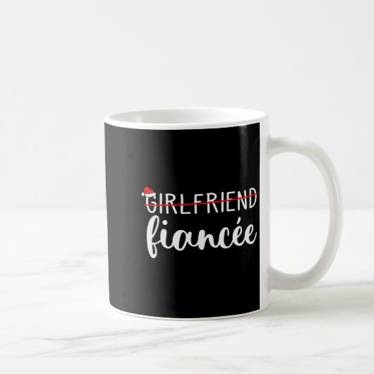 Mug Fiancee Fiance Engaged Couples Matching Christmas (Droite)