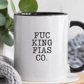 Mug Fiasco Drôle & Sarcasique Minimaliste Gras