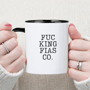 Mug Fiasco Drôle & Sarcasique Minimaliste Gras