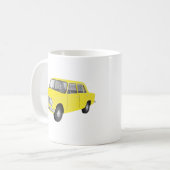 Mug Fiat 124 jaune (Devant gauche)