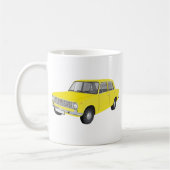 Mug Fiat 124 jaune (Gauche)