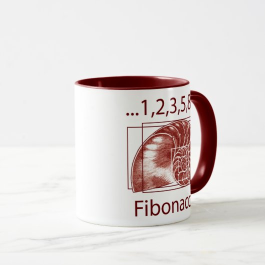 Mug Fibonacci (Devant droit)