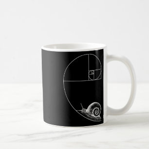 Mug Fibonacci Avec Escargot Mathématiques Mathématique