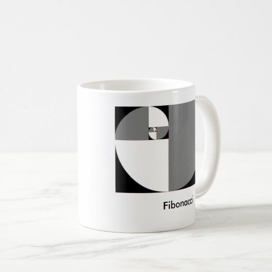 Mug fibonacci_sinistrogira, Fibonacci (Devant droit)