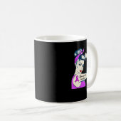 Mug Fibro Guerrier Indestructible Fibromyalgie Sensibi (Devant droit)