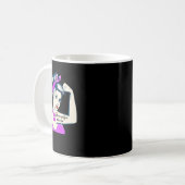 Mug Fibro Guerrier Indestructible Fibromyalgie Sensibi (Devant gauche)