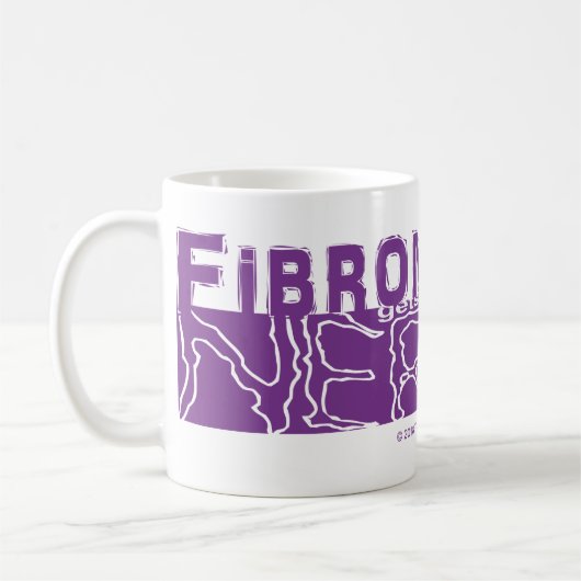 Mug Fibromyalgie se met sur mon Nerves (Gauche)