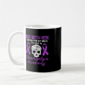 Mug Fibromyalgie Sensibilisation Fibro Guerrier crâne (Gauche)