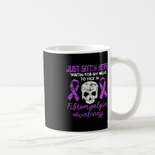 Mug Fibromyalgie Sensibilisation Fibro Guerrier crâne