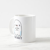 Mug Fiche De Livres Drôle Halloween Fantôme Pun (Devant gauche)