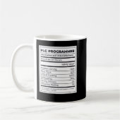 Mug Fiche nutritionnelle du programmeur (Gauche)
