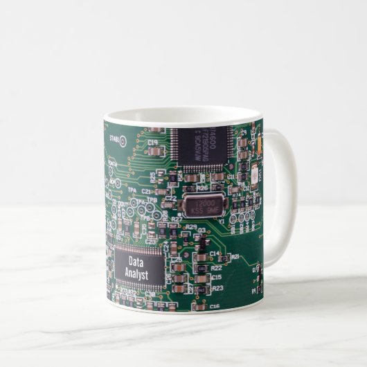 Mug Fiche technique informatique personnalisée (Devant droit)