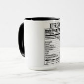 Mug Fiches nutritionnelles pour copain (Devant gauche)