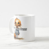 Mug Fichier Citrouille d'automne | Bonne Halloween (Devant gauche)