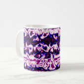 Mug Fidèle à la mode Boho Rétro Marbré Rayures Fierté (Devant gauche)