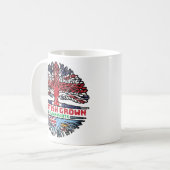 Mug Fidji Fijian Royaume-Uni British Tree Roots (Devant gauche)