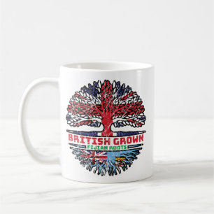 Mug Fidji Fijian Royaume-Uni British Tree Roots