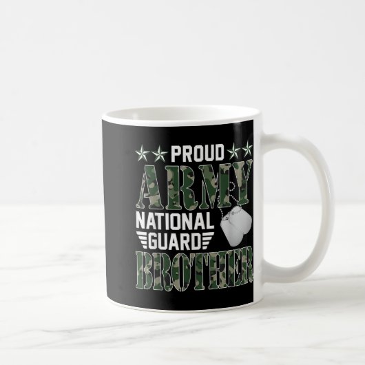 Mug Fier Armée Garde nationale Frère Famille militaire (Droite)