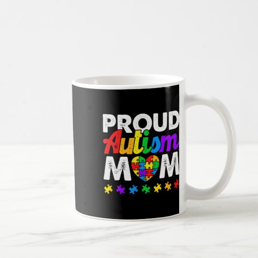 Mug Fier Autisme Maman Sensibilisation sur l'autisme c (Droite)
