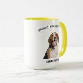 Mug Fier Beagle Maman Personnalisé Animaux de compagni (Devant droit)