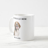 Mug Fier Beagle Maman Personnalisé Animaux de compagni (Devant gauche)