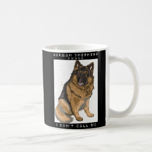 Mug Fier berger allemand propriétaire, je n’appelle pa