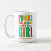 Mug Fier Black Girl Noire Histoire Mois Famille (Gauche)