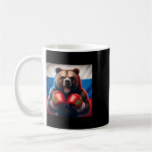 Mug Fier Boxer d'ours russe Russie Boxer de Kickboxer  (Gauche)