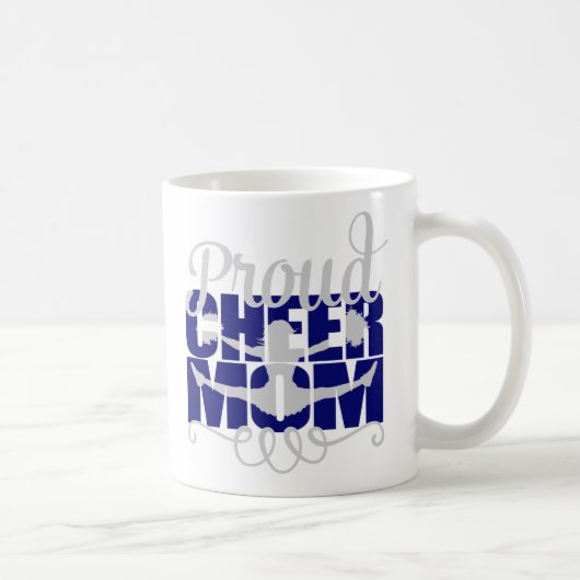 Mug Fier Cheer Maman en bleu (Droite)
