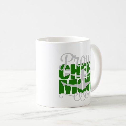 Mug Fier Cheer Maman en vert (Devant droit)