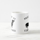 Mug Fier de ma petite citation de Dachshund drôle Wien (Centre)