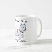 Mug Fier de mon Westie de suivi (Devant droit)