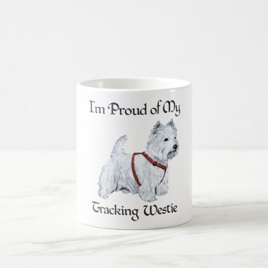 Mug Fier de mon Westie de suivi (Centre)